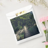 Einfache Hängebrücke über den Fluss Idrijca, Slove Geschenktütchen (Versiegelt)