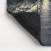 Einfache Hängebrücke über den Fluss Idrijca, Slowe Mousepad (Ecke)