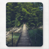 Einfache Hängebrücke über den Fluss Idrijca, Slowe Mousepad (Vorne)