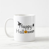Einfache Happy Halloween-Tasse Kaffeetasse (Links)
