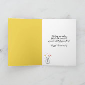 Einfache Happy Jubiläumskarte für Paare jedes Jahr Karte (Innenseite)