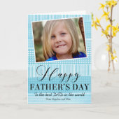 Einfache "Happy Vatertag" Moderne Grußkarte Karte (Gelbe Blume)