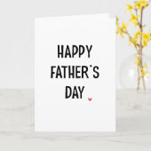 Einfache Happy Vatertagskarte Karte (Gelbe Blume)