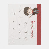 Einfache Harry Potter Baby-Party Fleecedecke (Vorderseite)