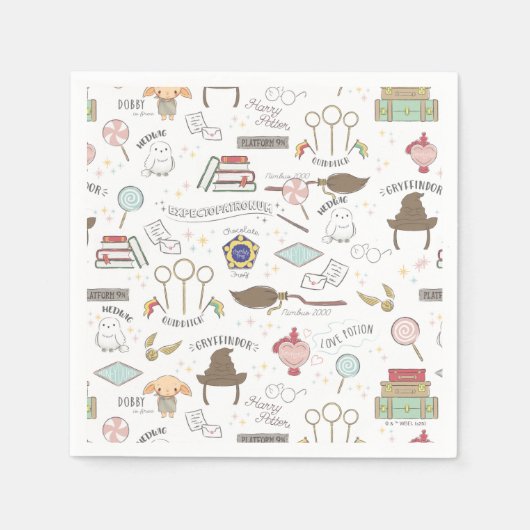Einfache Harry-Potter-Baby-Party Serviette (Vorderseite)