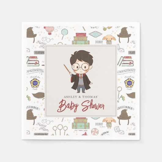 Einfache Harry Potter Baby-Party Serviette (Vorderseite)
