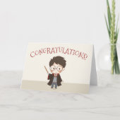 Einfache Harry Potter Herzlichen Glückwunsch Karte (Vorderseite)