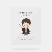 Einfache Harry Potter Kinderdusche Acrylschild (Vorderseite)