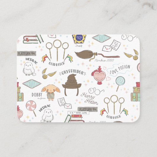 Einfache Harry Potter Kinderdusche Begleitkarte (Rückseite)