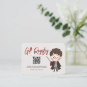 Einfache Harry Potter Kinderdusche Begleitkarte (Stehend Vorderseite)