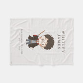 Einfache Harry Potter Kinderdusche Fleecedecke (Vorderseite (Horizontal))