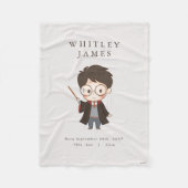 Einfache Harry Potter Kinderdusche Fleecedecke (Vorderseite)