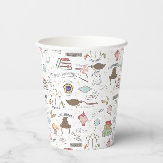 Einfache Harry Potter Kinderdusche Pappbecher (Rückseite)