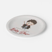 Einfache Harry Potter Kinderdusche Pappteller (Schrägansicht)