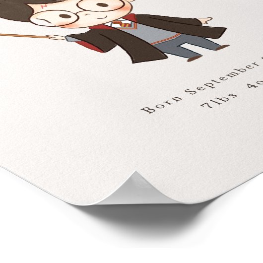 Einfache Harry Potter Kinderdusche Poster (Ecke)