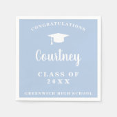 Einfache Hauptplatine Moderner Abschluss Serviette (Vorderseite)