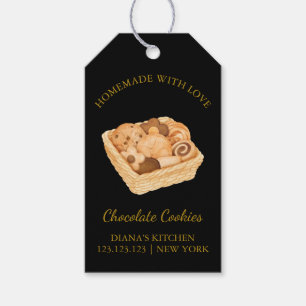 Einfache hausgemachte frische Cookies Hang Tag   S Geschenkanhänger