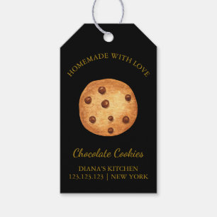 Einfache hausgemachte frische Cookies Hang Tag S Geschenkanhänger