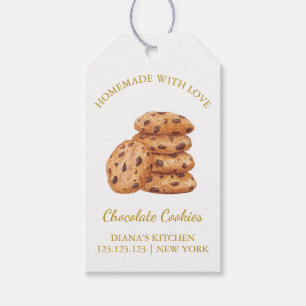 Einfache hausgemachte frische Cookies Hang Tag   W Geschenkanhänger