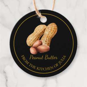 Einfache, hausgemachte Peanut Butter Hang Tag l Bl Geschenkanhänger