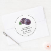 Einfache, hausgemachte Plakatwerbung Runder Aufkleber (Umschlag)