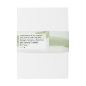 Einfache, hausgemachte Seifenband mit Floral | Ver Einladungsbanderole (Rückseitenbeispiel)