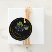 Einfache, hausgemachte Trauben Jam Hang Tag Geschenkanhänger (Beispiel)