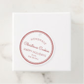 Einfache hausgemachte Waren Geschenketiketten Geschenkanhänger (Beispiel)