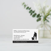 Einfache Haushaltsberatung Visitenkarte (Stehend Vorderseite)