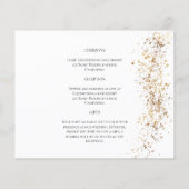 Einfache HAUSHALTSKARTE Flyer (Hinten)