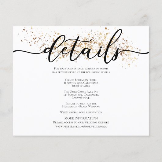 Einfache HAUSHALTSKARTE Flyer (Vorne)