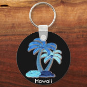 einfache hawaiianische Drucke Schlüsselanhänger (Vorderseite)
