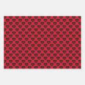 Einfache Hearts Collection Geschenkpapier Set (Vorderseite 3)