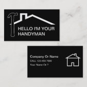 Einfache Heimwerker-Visitenkarten Visitenkarte (Vorne/Hinten)