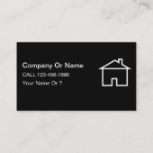 Einfache Heimwerker-Visitenkarten Visitenkarte (Rückseite)