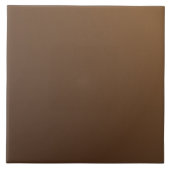 Einfache hellbraun glänzende Fliese (Vorderseite)