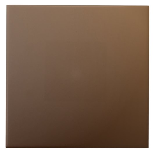 Einfache hellbraun glänzende Fliese (Vorderseite)