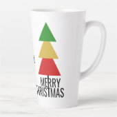 EINFACHE, HELLE FARBE XMAS BAUM MIT SCRIPT TEXT MILCHTASSE (Rechts)