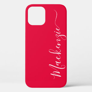 Einfache, helle und lebendige Girly Pink Kalligrap Case-Mate iPhone Hülle