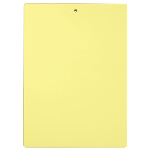Einfache hellgelbe Behörde® Klemmbrett (Rückseite)