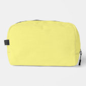 Einfache hellgelbe Behörde® Waschbeutel (Vorderseite)