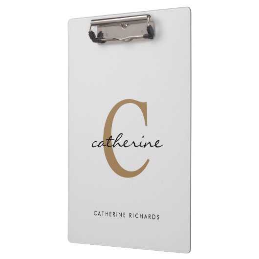 Einfache hellgraue Anwendung Klemmbrett (Links)