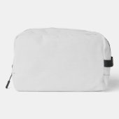 Einfache hellgraue Behörde® Waschbeutel (Rückseite)