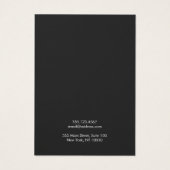 Einfache, hellgraue Ohrring-Grafikkarte (Rückseite)