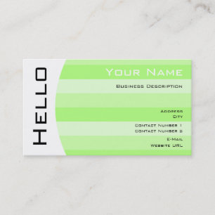 Einfache Hello Visitenkarte