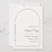 Einfache Hens-Party Einladung Vorlage (Vorderseite)