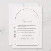 Einfache Hens-Party Einladung Vorlage (Rückseite)