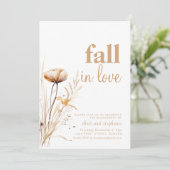 Einfache Herabsetzung der Liebe Engagement Partei  Einladung (Stehend Vorderseite)