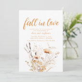 Einfache Herabsetzung der Liebe Engagement Partei Einladung (Stehend Vorderseite)