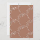 Einfache Herberge Terracotta Gran Café Einladung (Rückseite)